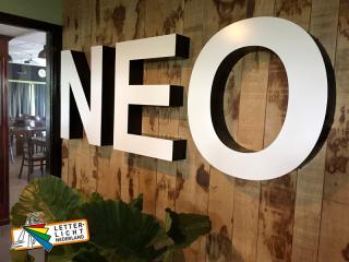 Led doosletters voor binnen onverlicht